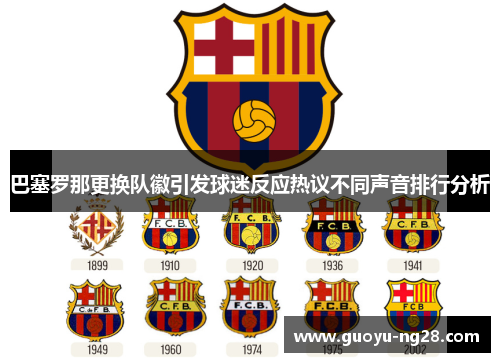 巴塞罗那更换队徽引发球迷反应热议不同声音排行分析 巴塞罗那更换队徽引发球迷反应热议不同声音排行分析